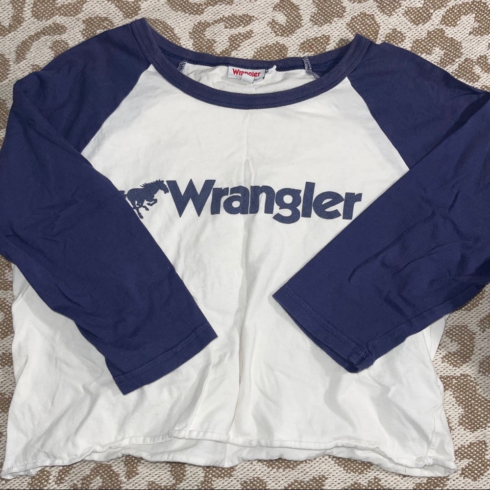 wrangler baseball tee
